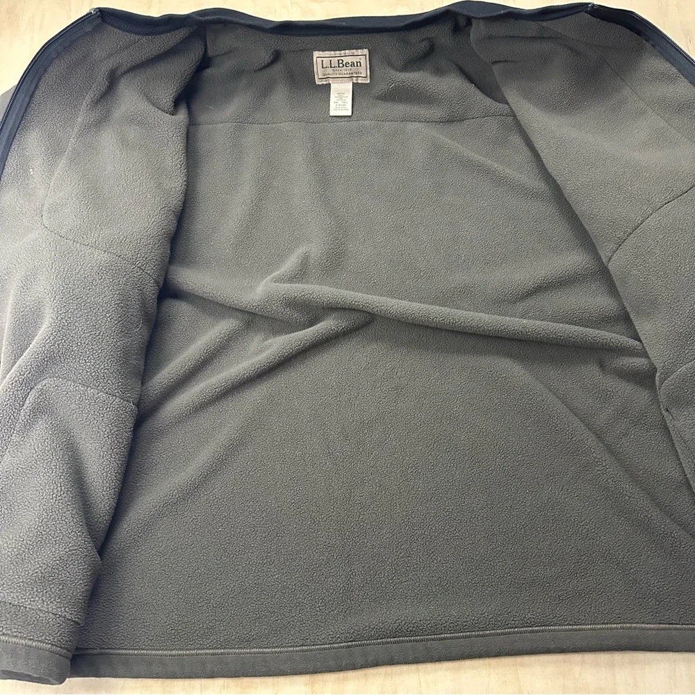 L.L. Bean fleece full zip